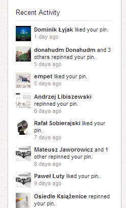 pinterest-recent-activity