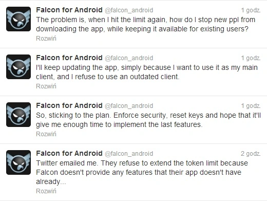 Falcon Pro Twitter