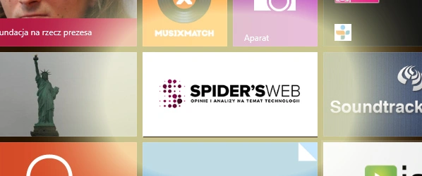 Aplikacja Spider's Web dla Windows 8 i Windows RT