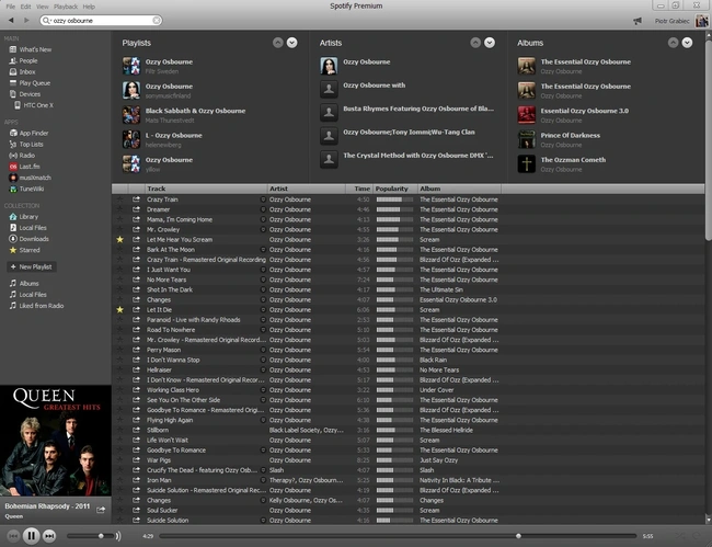 spotify-wyszukiwarka