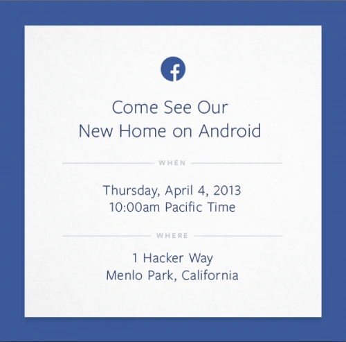 Facebook Android Home 