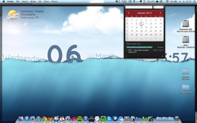 Fantastical Menu Bar