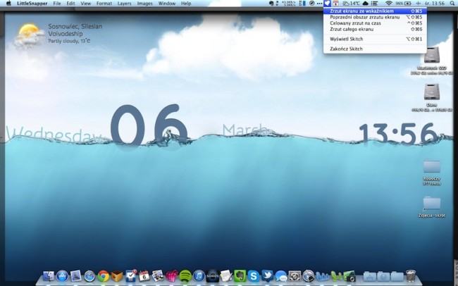 Skitch Menu Bar