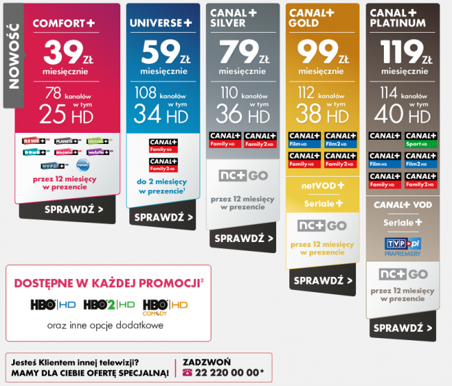 nowa oferta nc plus
