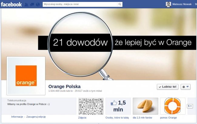 orange facebook