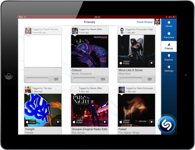 Shazam iPad-2