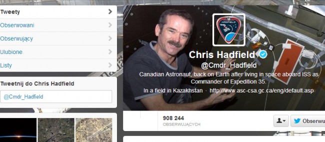 chris hadfield twitter