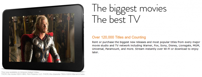 tablety kindle tv