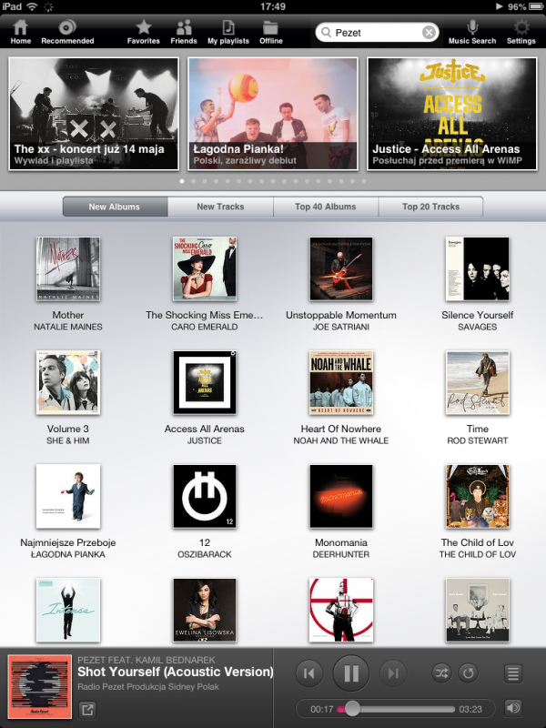 wimp nowe albumy widok pionowy
