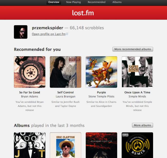 LastFm – Spotify