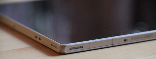 Sony Xperia Tablet Z 5 – bok