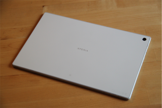 Sony Xperia Tablet Z 8 – tyl