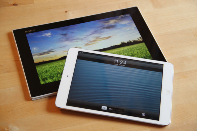 Sony Xperia Tablet Z iPad mini 4