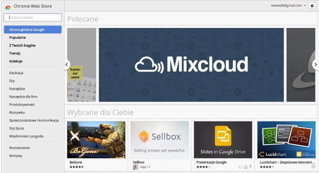 chrome web store