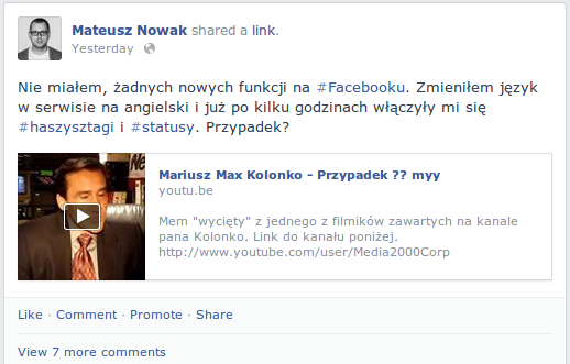 facebook hasztagi 