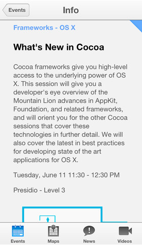 iOS 7 WWDC aplikacja Apple