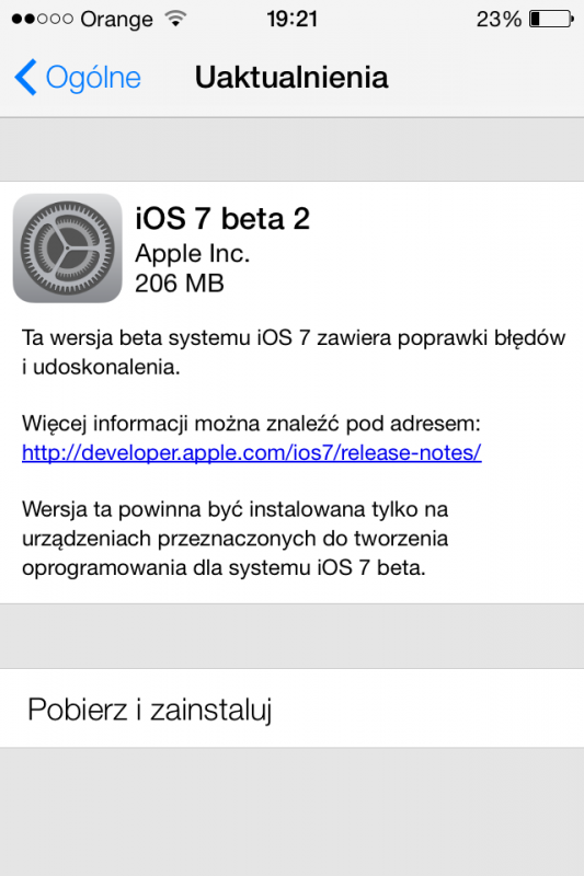 iOS 7 -beta 2-2
