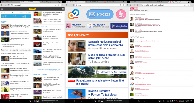 interia o2 polityka na tablecie