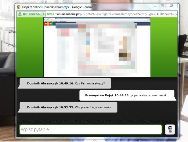 mbank wideo &#8211; czat 