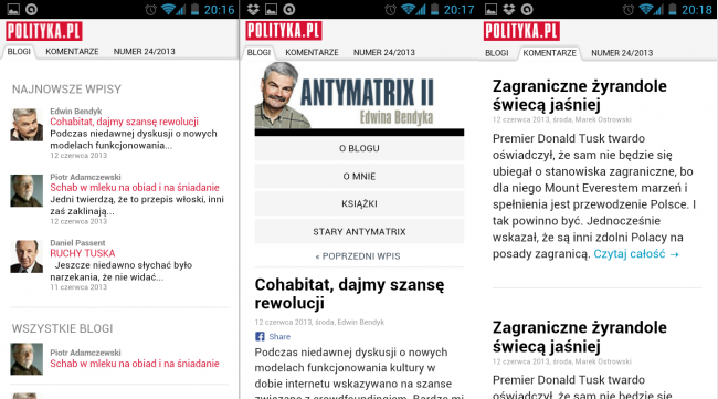 mobilna strona polityka-pl