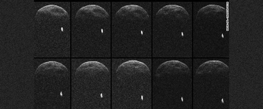 Planetoida mija Ziemię, macha do obiektywów NASA. Jej księżyc też