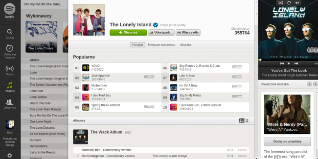 spotify web