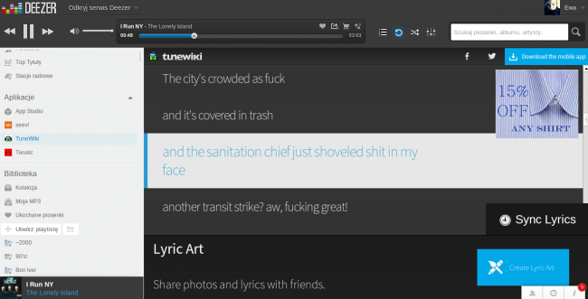tunewiki