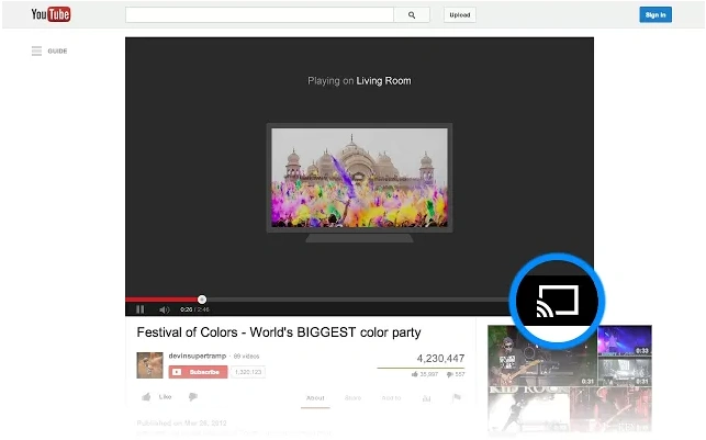 chromecast-youtube 