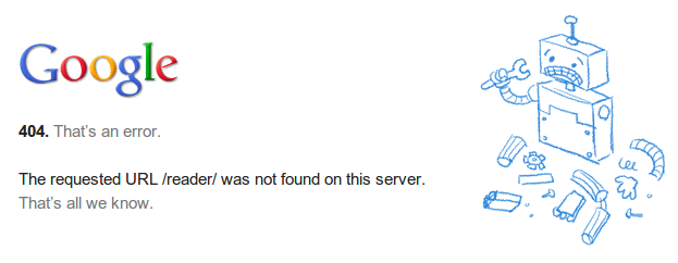 Google wyciągnęło wtyczkę. Żegnaj Google Readerze