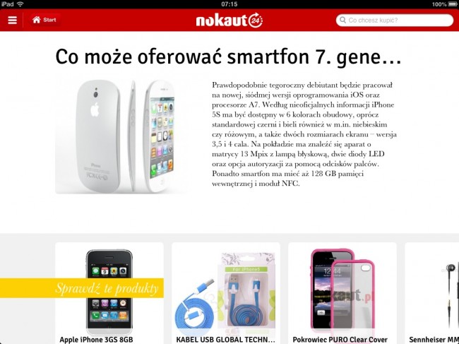 nokaut 24 iPad e-zakupy magazyn