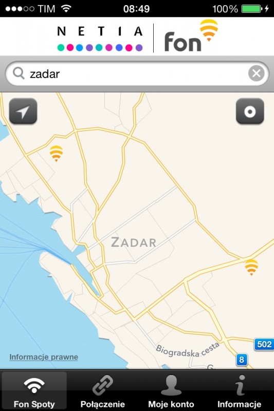 FON internet netia darmowa sieć WiFI