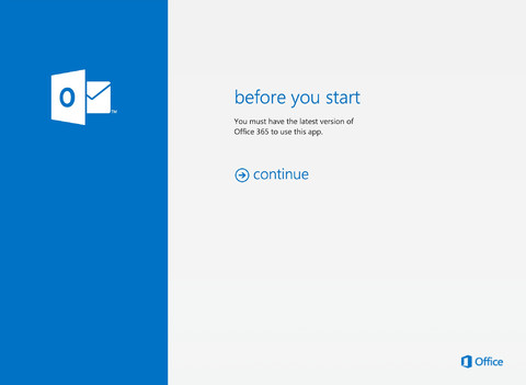 outlook dla ipad 1