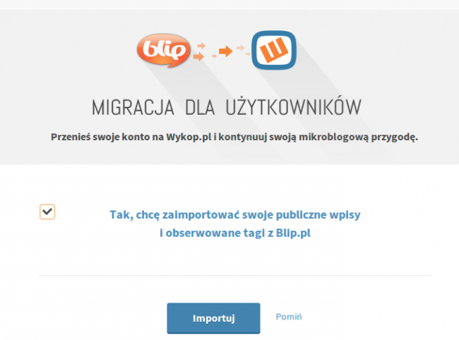 wykop i blip 