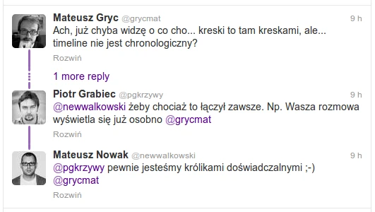 twitter nowa rozmowa