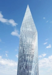 Infinity Tower to szklana wieża, która może stać się niewidzialna