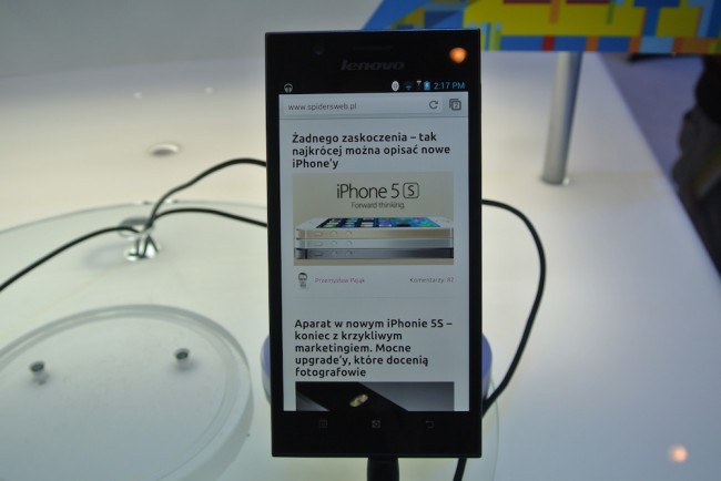 Lenovo K900_ekran