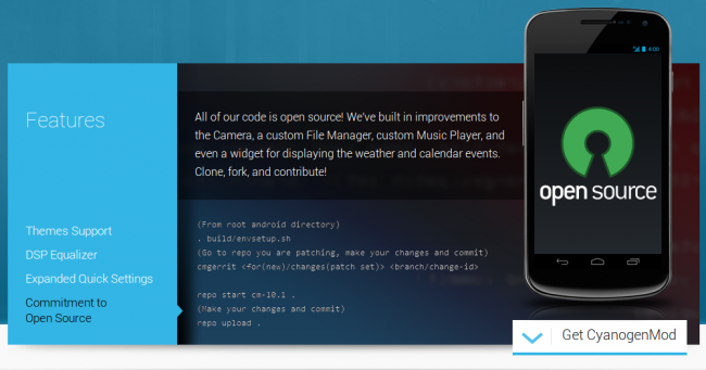 cyanogenmod open source