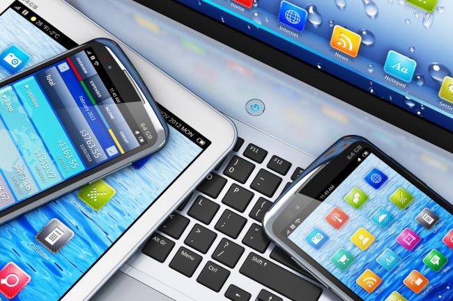 mobile smartfon tablet laptop
