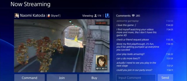 ps4 ustream
