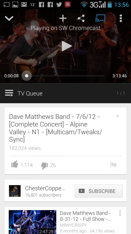 Chromecast Android, 3
