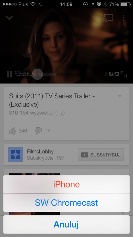 Chromecast iPhone
