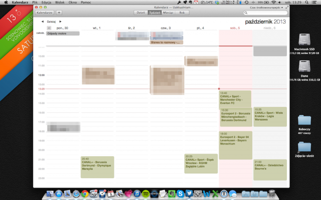 OS X Mavericks – Kalendarz