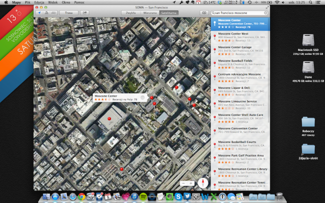 OS X Mavericks – Mapy