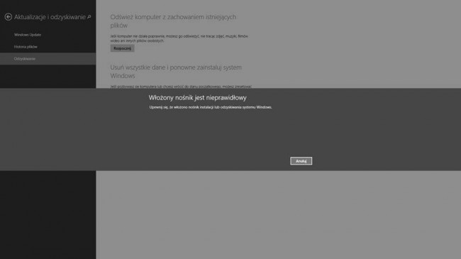 Windows 8 reinstalacja