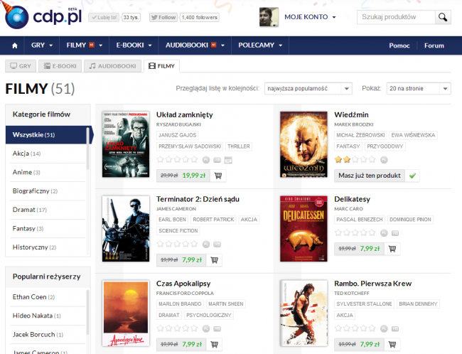 cdp.pl filmy oferta