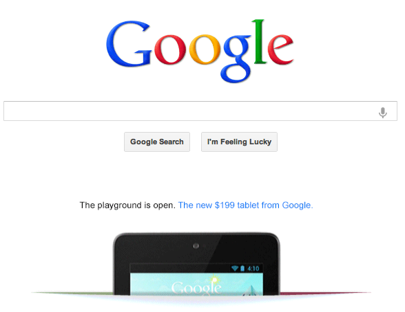 reklama nexusa google