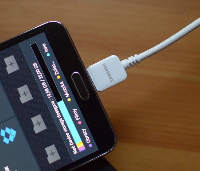 Galaxy Note 3 kabel wejscie