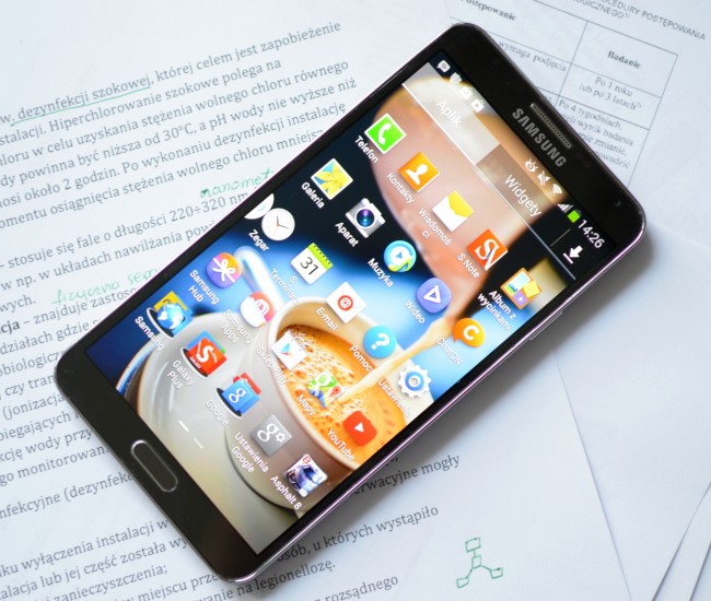 Galaxy Note 3 touchwiz