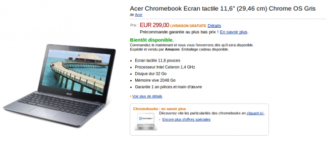acer c720 dotykowy
