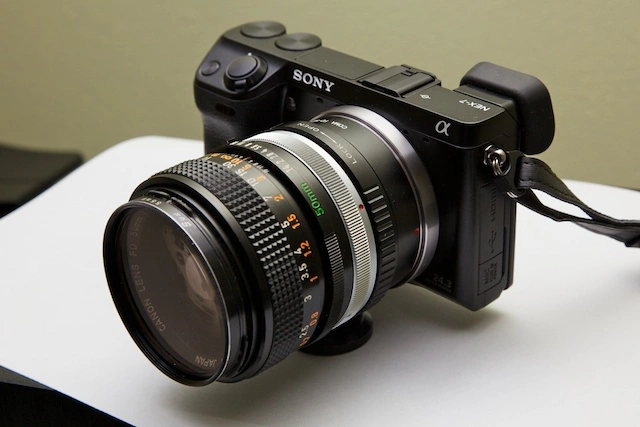 canon fd nex